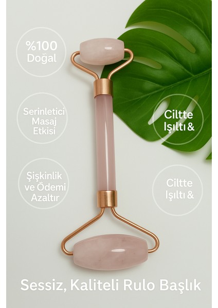 Pembe Kuvars Jade Roller modelleri