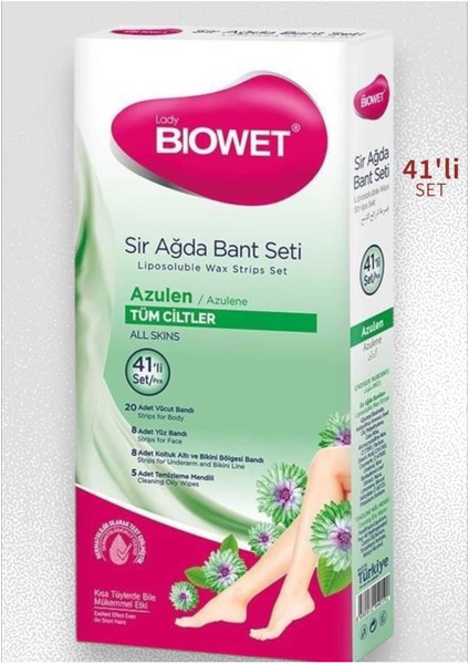 Biowet Si?r Ağda Bant Seti? 41LI? - Azulen