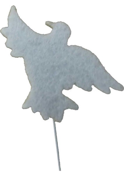 Beyaz Kuş Keçe 50 Adet, El Işi ve Süsleme Için Ideal Ürün