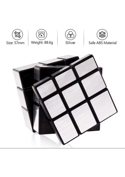 Meilong Mirror Cube Chrome Edition 3X3X3 Akıl Küpü Zeka Küpü fiyatları