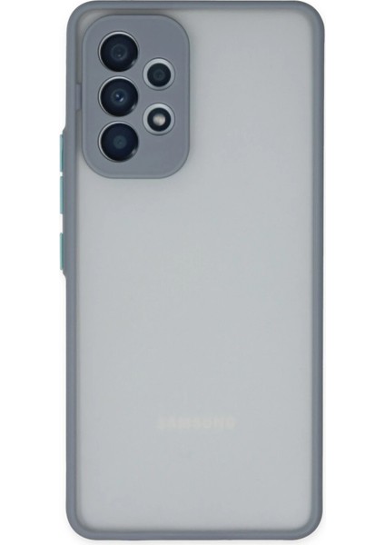 Samsung Galaxy A53 5g Kılıf Montreal Silikon Kapak - Gri Arbkd