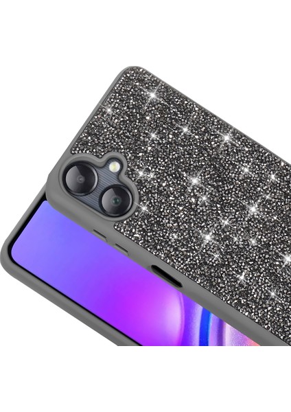 Samsung Galaxy A06 Kılıf Darbe Emici Parlak Taşlı Şık Görünüm Magsafe Şarj Kapak modelleri