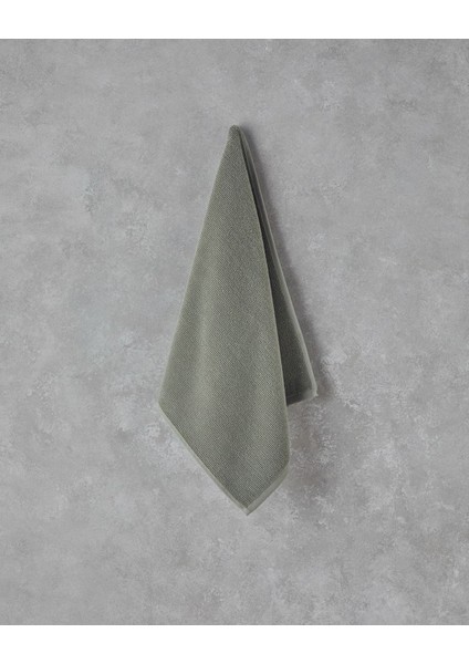 Yumuşak Pamuklu Yüz Havlusu 50X80 Cm, Yeşil, Konfor ve Şıklık Sunar