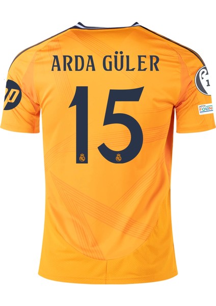 Real Madrid 2024/25 Deplasman Arda Güler Yetişkin Forması Turuncu modelleri