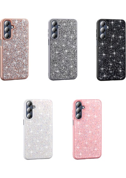 Samsung Galaxy A16 Kılıf Darbe Emici Parlak Taşlı Şık Görünüm Magsafe Şarj Kapak modelleri