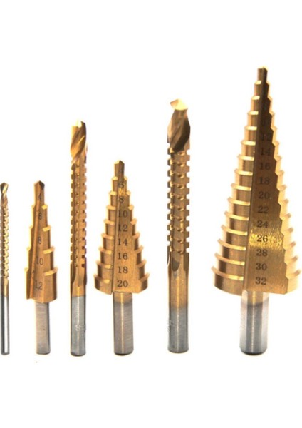 6 Parça Kademeli Matkap Ucu Seti modelleri