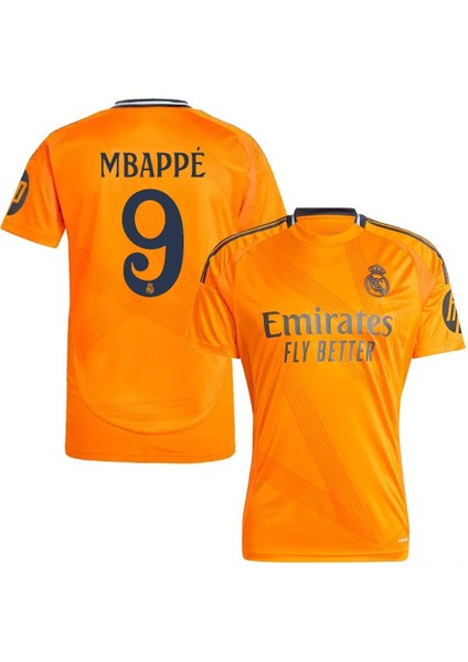 Real Madrid 2024/25 Deplasman Mbappe Yetişkin Forması Turuncu