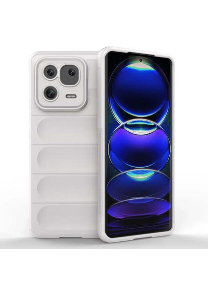 Xiaomi Mi 13 Pro Kılıf Optimum Silikon - Krem Arbkd