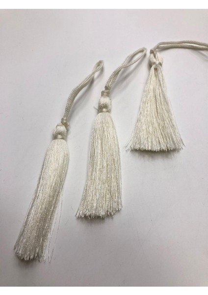 Bej Krem Tekli Püskül 7 cm 5 Adet, Partiye Şıklık Katın modelleri