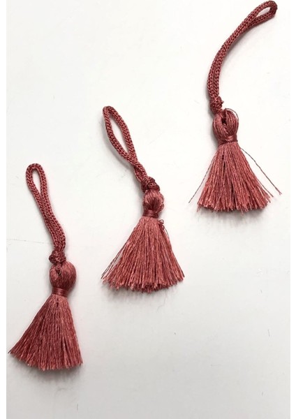 Pembe Nar Çiçeği Tekli Püskül 4 Cm, 5 Adet, Partiye Şıklık Katacak Malzeme fırsatları