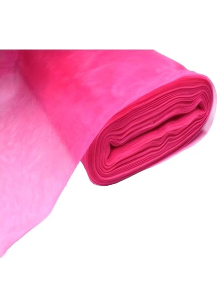 Fuşya Parlak Kristal Tül, 3m Doğum Günü, Düğün ve Süsleme Için Şık Tül