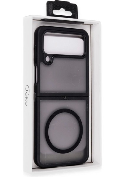 Samsung Galaxy Z Flip 4 Kılıf Blur Fold Magsafe Kapak - Mat Siyah fiyatları