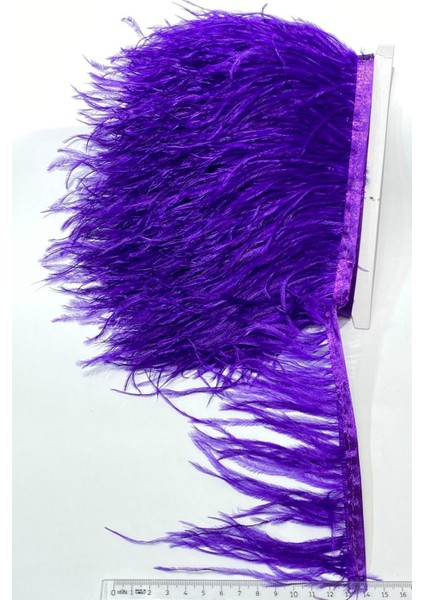 Mor Deve Kuşu Tüyü Modeli 10 Cm, Partiler ve Dekorasyon Için Harika Malzeme modelleri