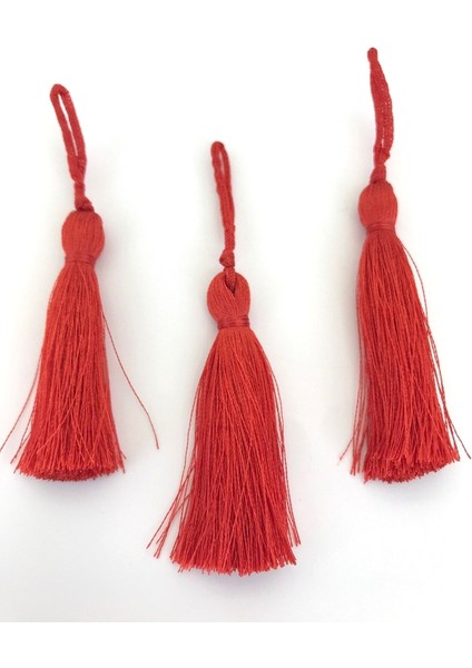 Nar Çiçeği Püskül 7 cm 5 Adet, Pembe, Dekoratif Parti Malzemeleri