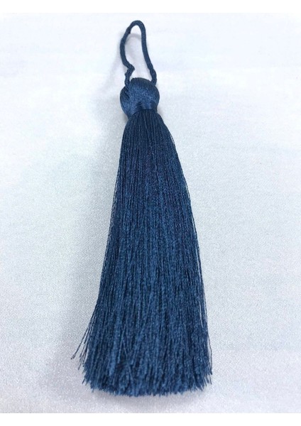 Indigo Mavi Püskül 10 Cm, Renkli Parti ve El Işi Malzemeleri fırsatları