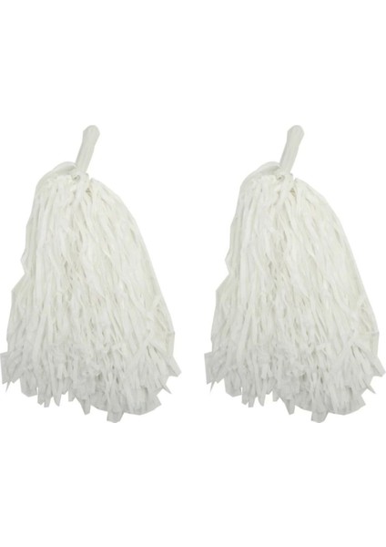 Beyaz 23 Nisan Gösteri Ponponu Çift Seti, Eğlence ve Parti Dekoru fiyatları