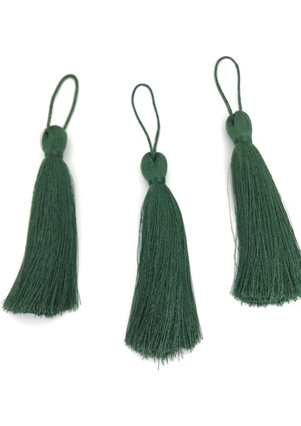 Yeşil Püskül 10 Cm, Renkli ve Şık Parti ve Dekor Malzemeleri