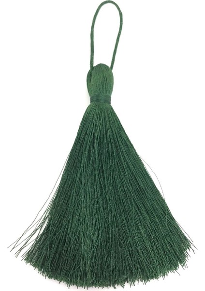 Yeşil Püskül 10 Cm, Renkli ve Şık Parti ve Dekor Malzemeleri