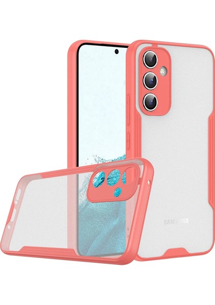 Samsung Galaxy A24 4g Kılıf Platin Silikon - Pembe Arbkd