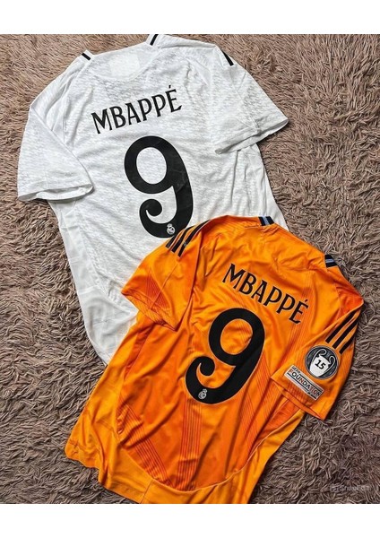 Real Madrid 2024/25 Deplasman Mbappe / Iç Saha Mbappe Yetişkin Forması 2li Set