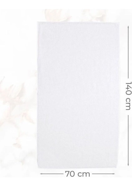 Yumuşak ve Hafif 70X140 cm Banyo Havlusu, Bembeyaz ve Konforlu Kullanım Sağlar fiyatları
