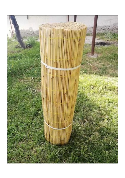 Dekoratif Doğal Bambu Kamış Hasır Bahçe Çiti- Gölgelik Hasır -Balkon -Tavan Dekorasyon 250X500 modelleri