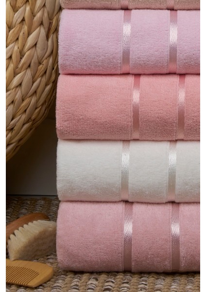 Renkli 6'lı El ve Yüz Havlu Seti, %100 Pamuk, 50X90 cm indirimleri