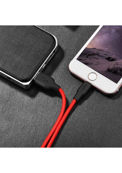Hoco X21 Plus USB To iPhone Lightning Silikon Hızlı Şarj ve Data KABLOSU-(1903) - HBPAV4967-6019 fırsatları