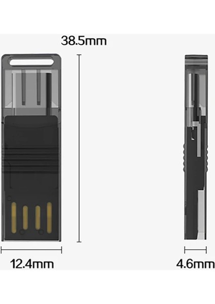 Ally Type-C USB C Micro Tf Kart Okuyucu - Telefon Tablet Pc-Laptop Bellek Kart Okuyu - HBPAV8768-63 indirimleri