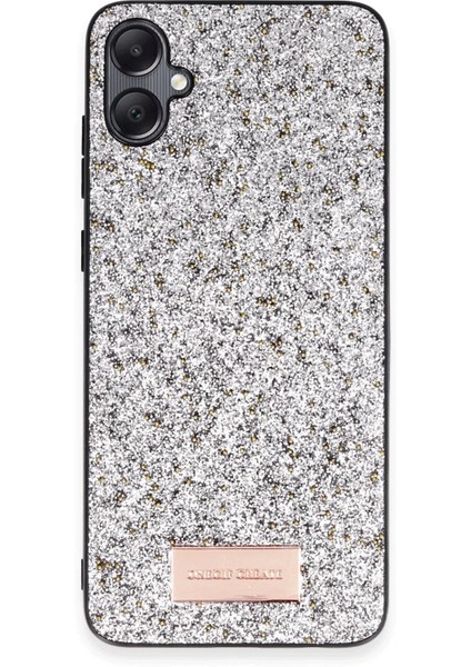 Samsung Galaxy A05 Bright Simli Kapak - Gümüş - HBPAV9815-8423