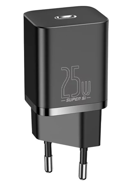 Baseus Super Si 1c 25W Pd Type-C Hızlı Şarj Adaptörü - Iphone 15-14-13-12-11 H - HBPAV8150-56