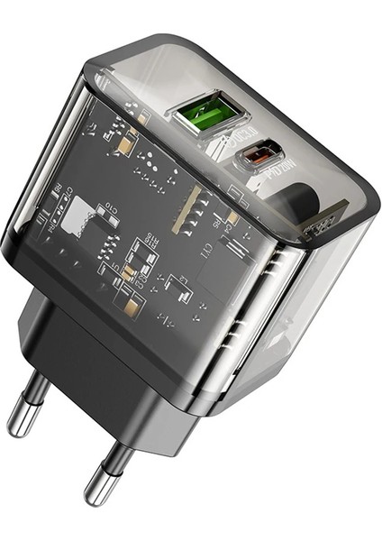 Hoco N34 PD20W+QC3.0 Usb+Type-C Giriş Hızlı Şarj Adaptörü BAŞLIĞI-(1903) - HBPAV6193-6340 fiyatları