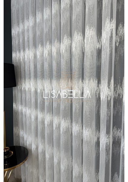 Serenita Beyaz 1x2.5 Pile Dikişli Örme Tül Perde modelleri