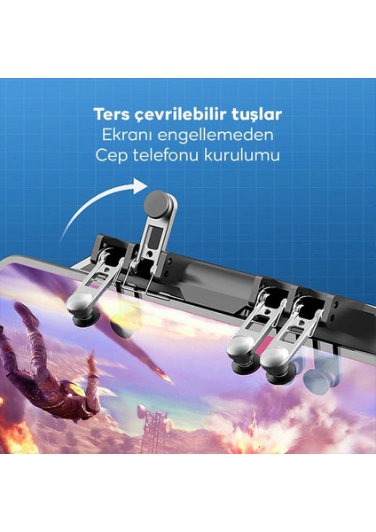 Memo DL100 Altı Parmak Fanlı Hızlı Soğutma 4000MAH Oyun Konsolu Gamepad Radyat? - HBPAV8073-88 modelleri