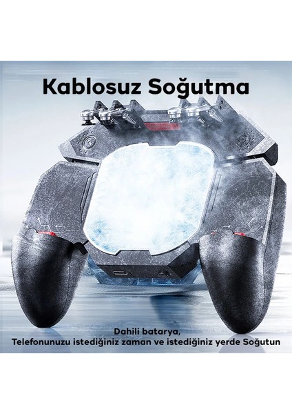 Memo DL100 Altı Parmak Fanlı Hızlı Soğutma 4000MAH Oyun Konsolu Gamepad Radyat? - HBPAV8073-88 indirimleri