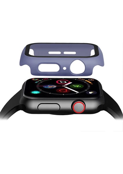 Ally Apple Watch 5-4 40MM 360 Derece Koruma Kılıf+Kırılmaz CAM-(1903) - HBPAV2023-2842 modelleri