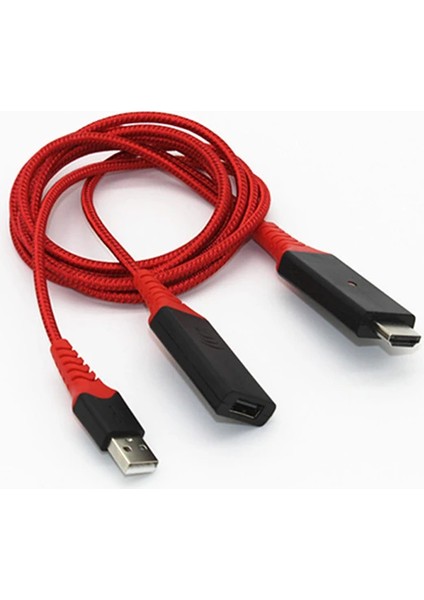 1080P HDMI 2 In1 Cast Telefondan Tv Wireless Dönüştürücü ADAPTÖR-(1903) - HBPAV9573-6752