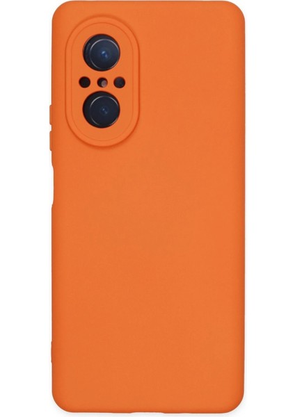 Huawei Nova 9 Se Kılıf Nano Içi Kadife Silikon - Turuncu - HBPAV7032-4513