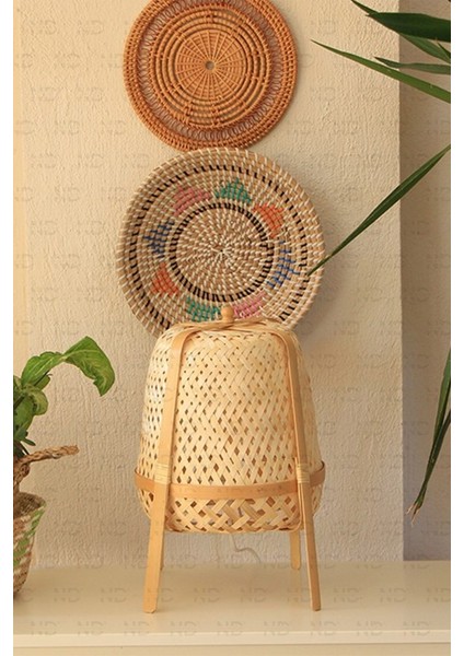 Knixhult Bohem Bambu Masa Lambası, Yer Lambası 35 CM - İskandinav, Modern, Rattan, Aydınlatma fiyatları