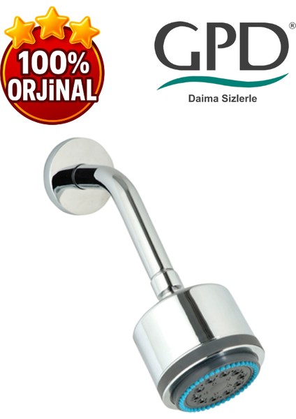 ADS03 Ankastre Duş Başlığı (5 Fonksiyonlu Ø85)