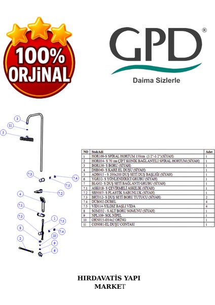 DST19-3-S Yönlendiricili Duş Seti (Tek Fonksiyonlu El Duşu + 200X200) indirimleri