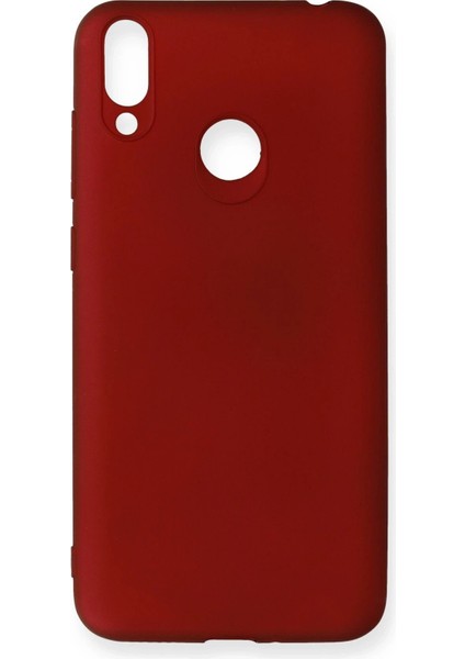 Huawei Honor 8c Kılıf First Silikon - Bordo - HBPAV1925-1796
