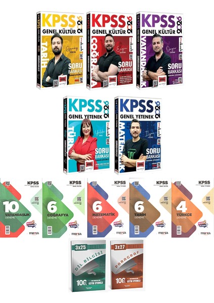 Yargı + Marka 2026 Kpss Gy Gk Lisans Tüm Dersler Soru + Deneme + Anla Kazan Deneme 12 Li Set fiyatları