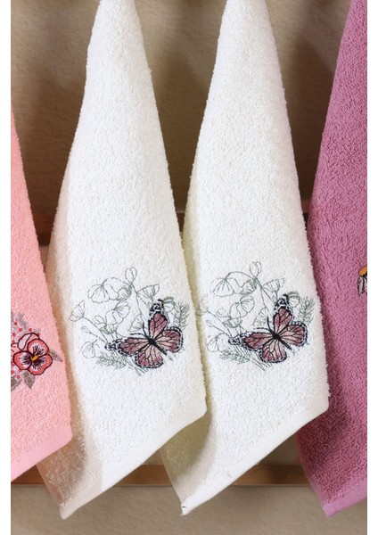 Yumuşak Pamuklu Mutfak ve Yüz Havlusu Seti, 6'lı, Şık ve Kullanışlı Tasarım fırsatları