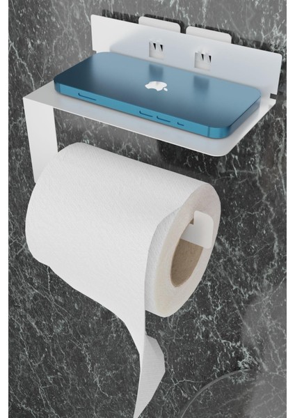 Beyaz Metal Güçlü Yapışkanlı Tuvalet ve Wc Kağıtlık MT92B fiyatları