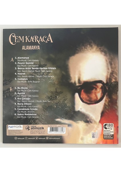Cem Karaca Alamanya Lp Plak fiyatları