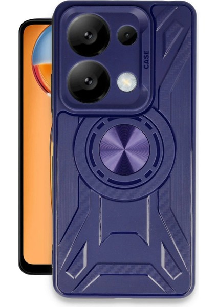 Xiaomi Redmi Note 13 Pro 4g Kılıf Lincoln Silikon - Lacivert - TOA8908-6343