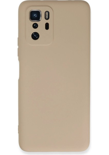Xiaomi Poco X3 Gt Kılıf Nano Içi Kadife Silikon - Pudra - TOA3356-5456