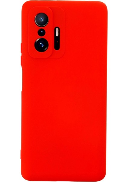 Xiaomi Mi 11T Pro Kılıf Nano Içi Kadife Silikon - Kırmızı - TOA5962-7531