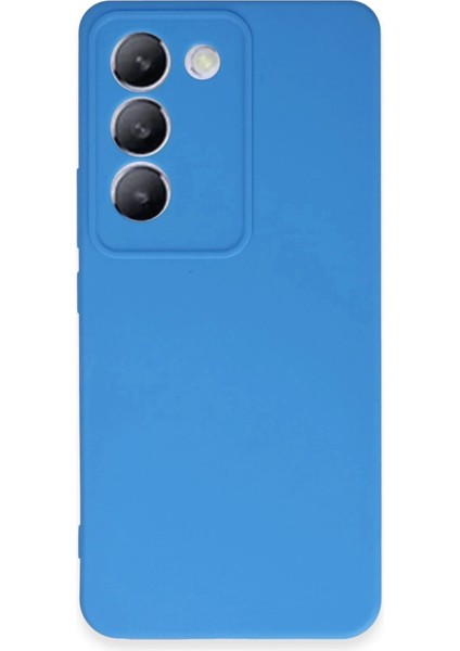 Vivo V30 Lite 4g Kılıf First Silikon - Mavi